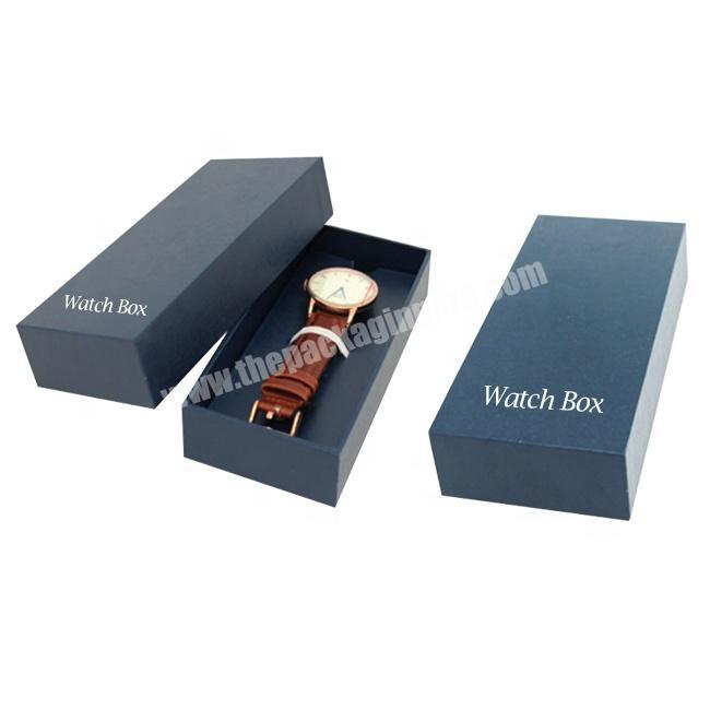 custom luxury paper display single watch packaging box