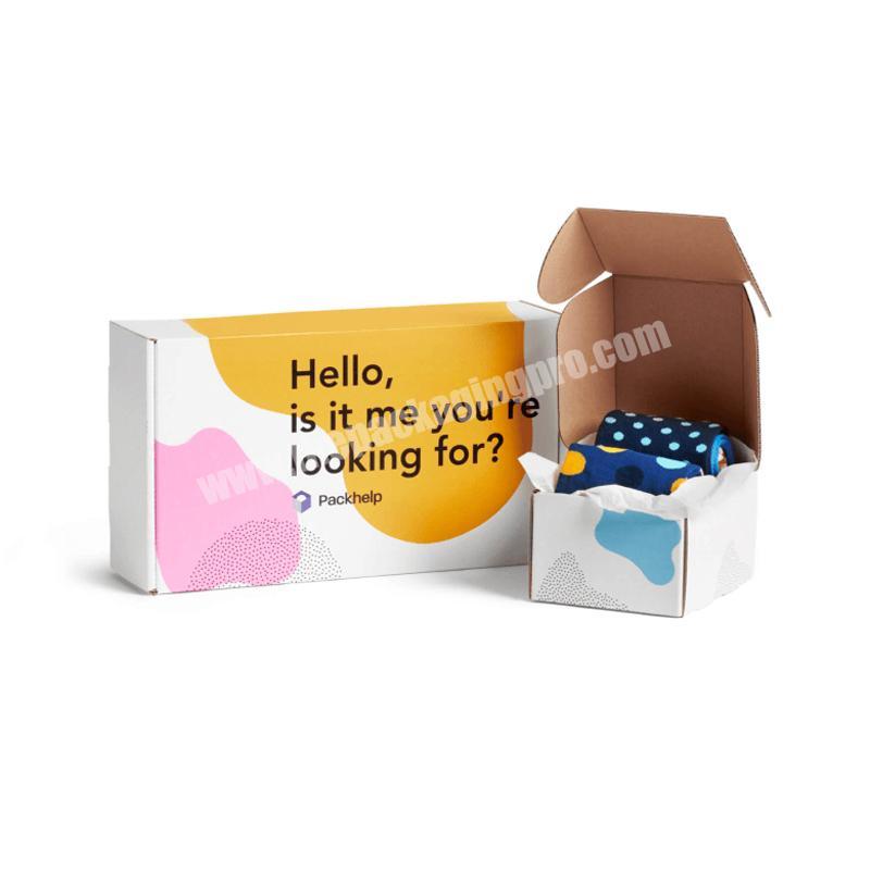 custom made product corrugated cardboard box machine 25*20*15 cute cartoon mailing boxes