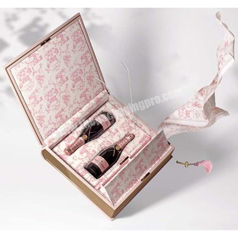 custom mailer cardboard for wine and wonderful cups gift box cookie packaging pink wine gift box wine bottle gift box
