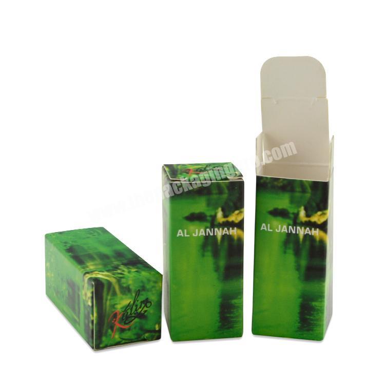 custom paperboard box packaging small glass packaging box 10ml vial box