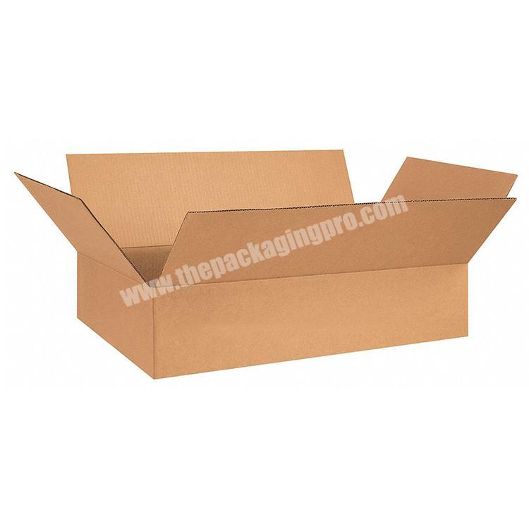 custom post packaging box  Cardboard Paper Packaging custom logo long shipping boxes