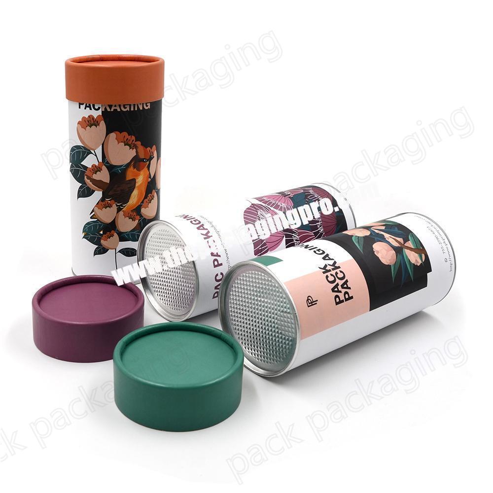 Tea LeafBags Coffee Chocolate Candy Packaging Food Grade Cardboard Tubes Cylinder Container