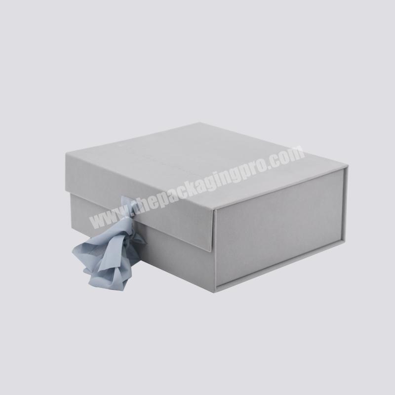 custom romantic paper men birthday  gift box gift set christmas ribbon gift box packaging with ribbon