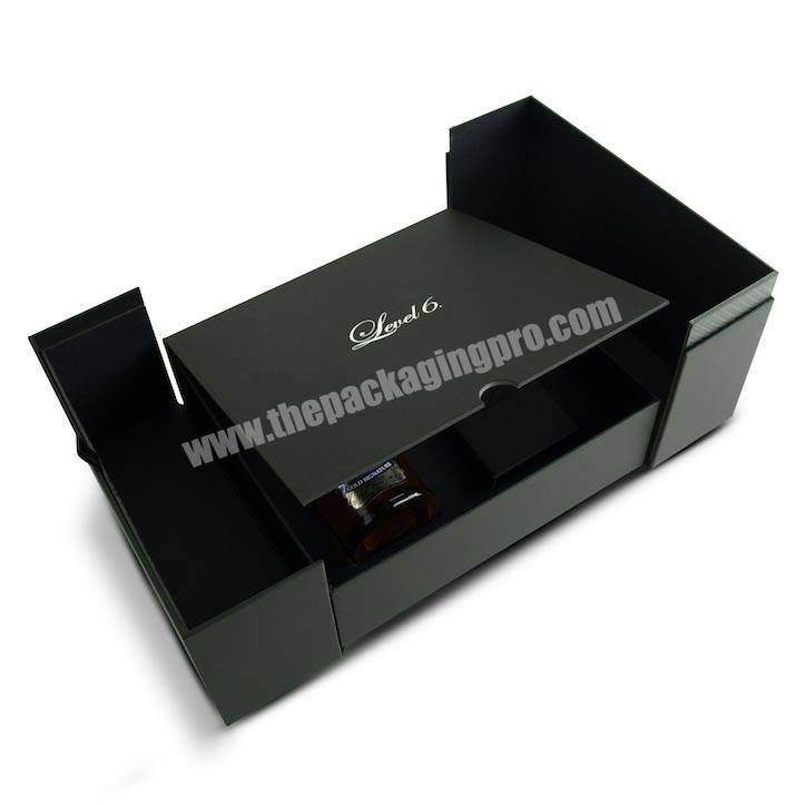 customizable black white gift box cardboard cheap gift box gate folds gift box
