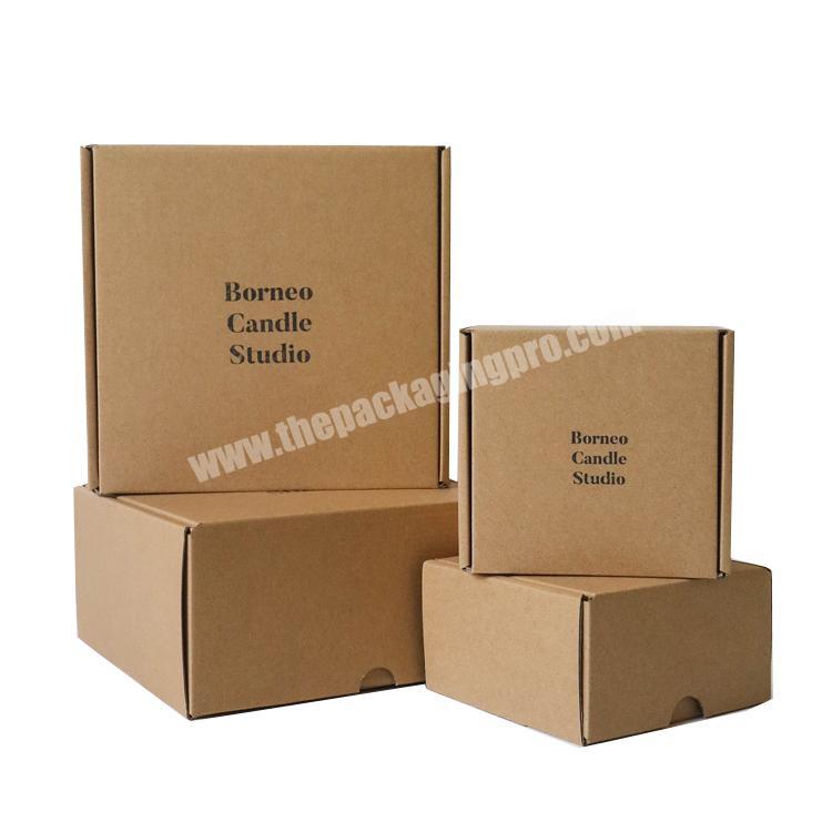 customized foldable flat pack moving small eco corrugated mailing box