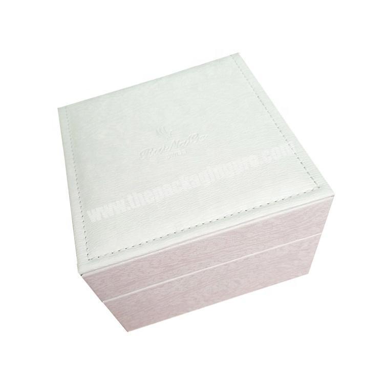 customized pu leather watch packaging box