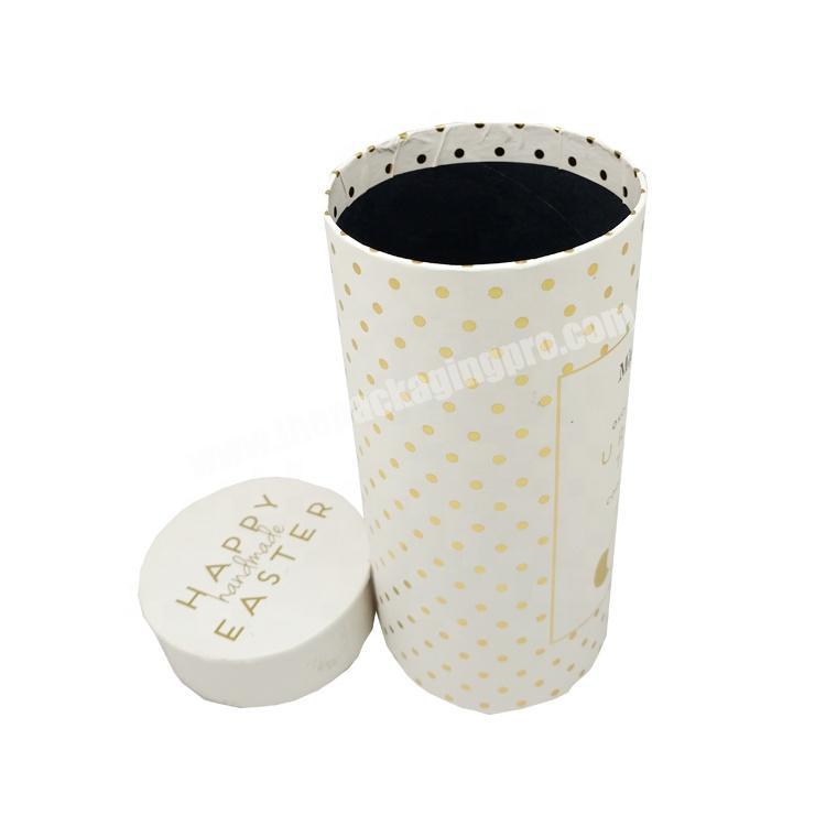 cylinder rigid paper cardboard packaging round tube gift box