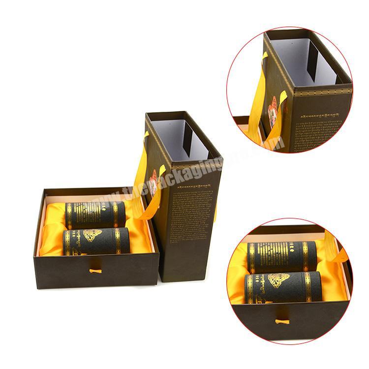 eco friendly paper boxes biodegradable cardboard boxes sliding drawer box packaging with handle