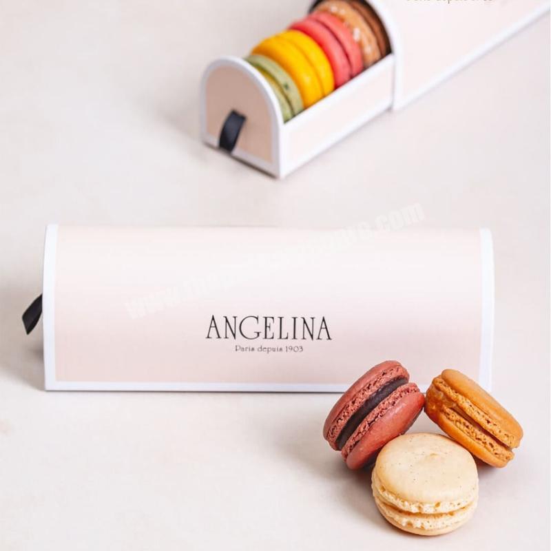 eco recycle High quality macaron box wholesale packaging for macarons package box custom macaron boxes