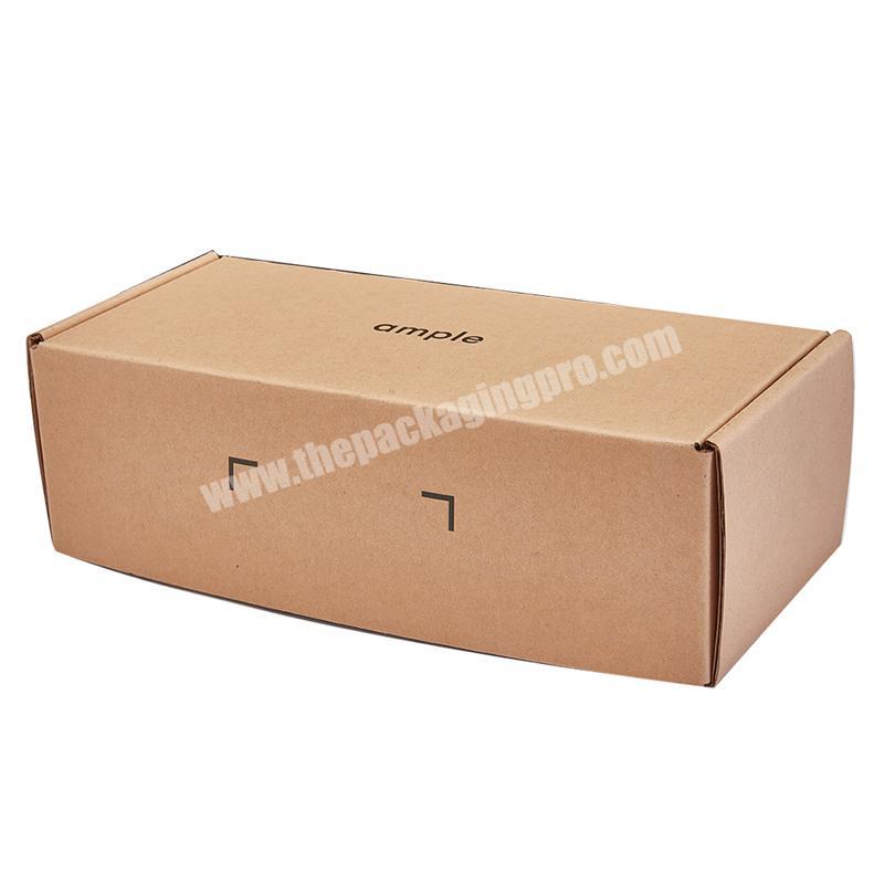foldable shipping corrugated mailer shipping boxes with window eyewear mailing boxes