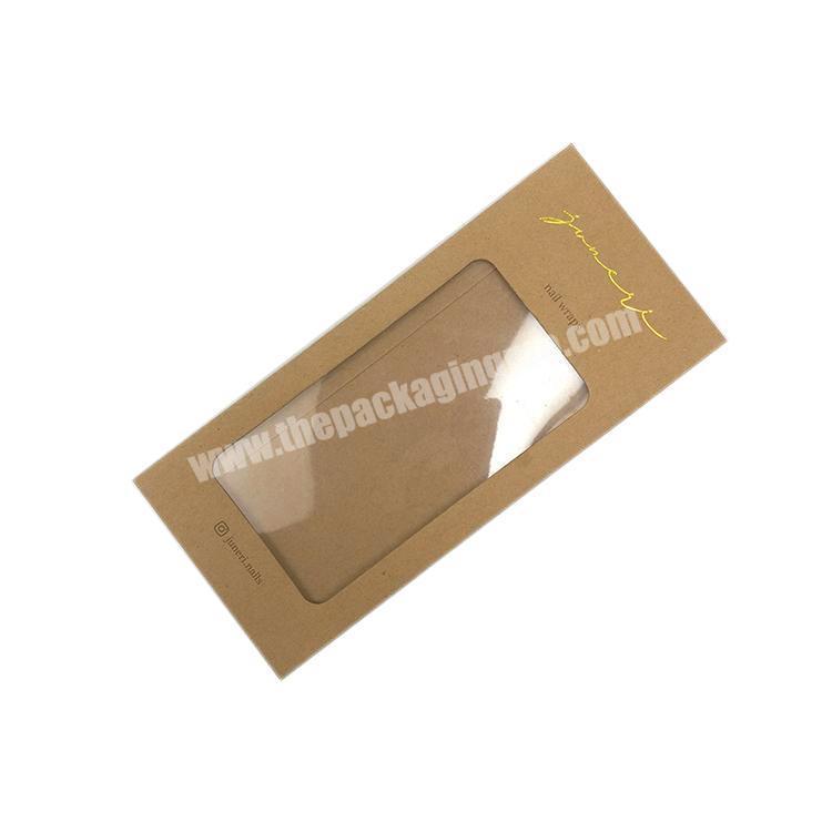 free sample private logo  brown craft paper head massager comb hair brush paper packaging box