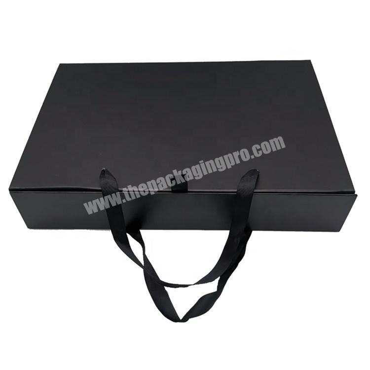 glittering wholesale luxury premium rigid cardboard paper packing suitcase gift magnetic box with handle
