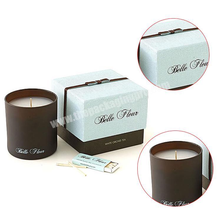 hard cardboard box wholesale rigid candle box luxury gift box packaging