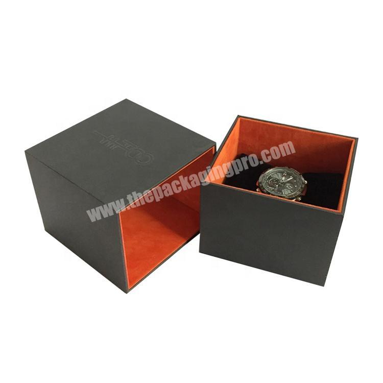 high end pillow insert matt black custom watch box