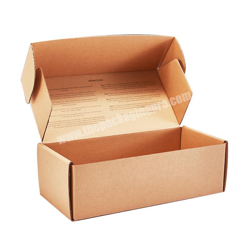 high quality corrugated cardboard edge box big paper shipping mail box