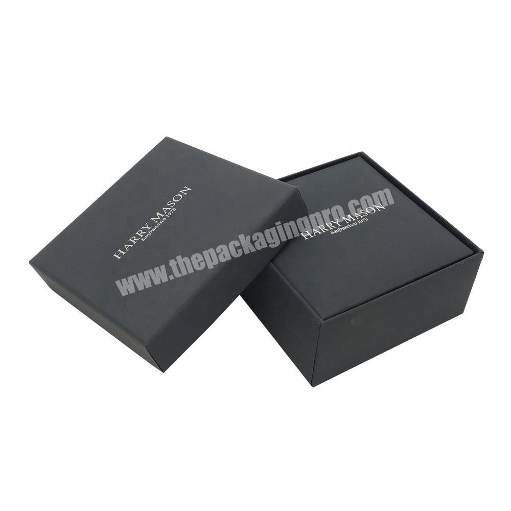 hinged custom made logo small leather wood luxury jewellery gift box