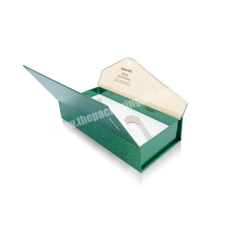 holographic mica biodegradable jewelry box packaging indonesia ponytail hair box package