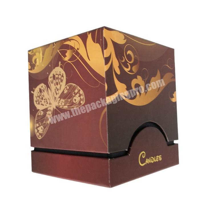 logo printed paper luxury gift reed diffuser packaging boxes