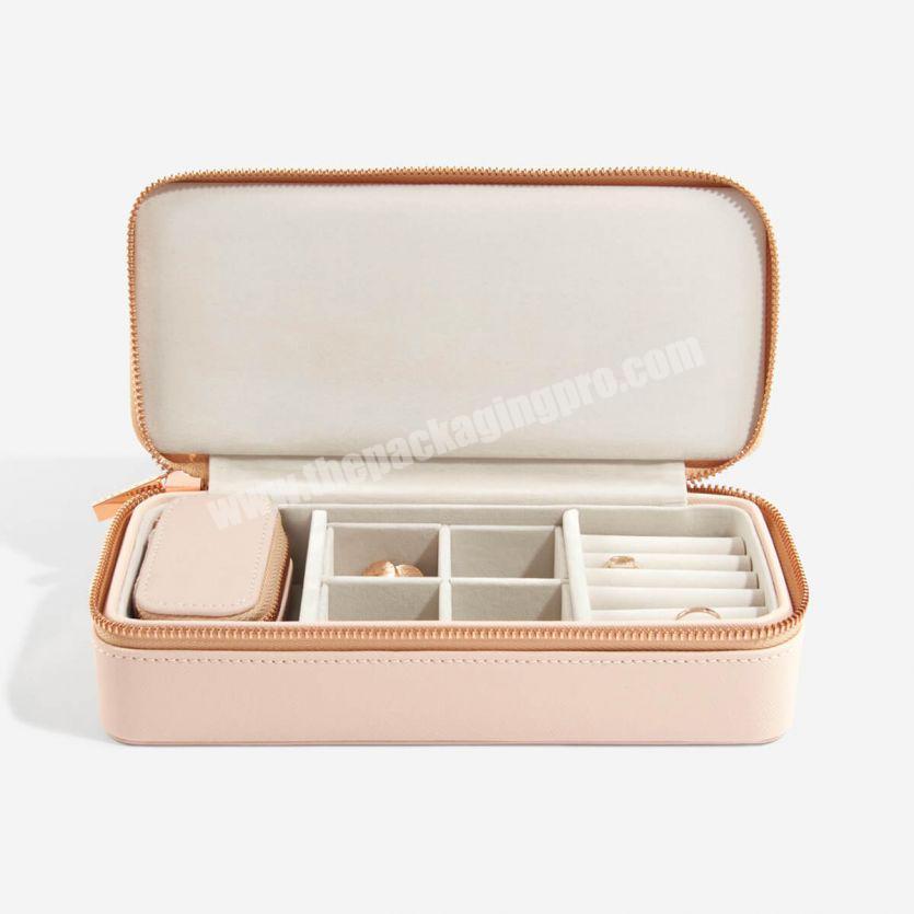luxury Earrings Jewel Organizer Storage Case Portable Jewellery Travel jewelry bag Ring leather Jewelry Box Gift Boxes