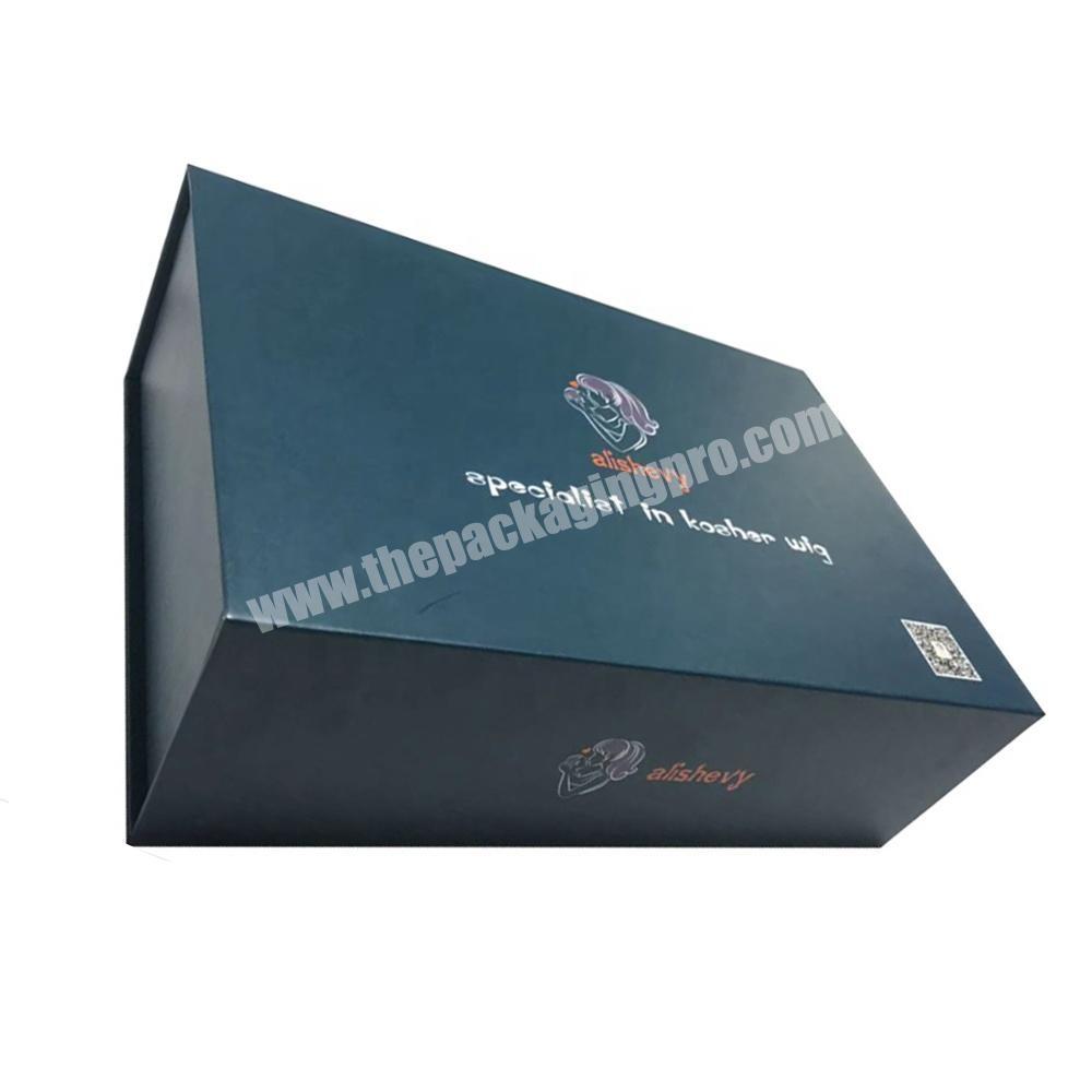 luxury bespoke cardboard packaging flap close custom magnetic box