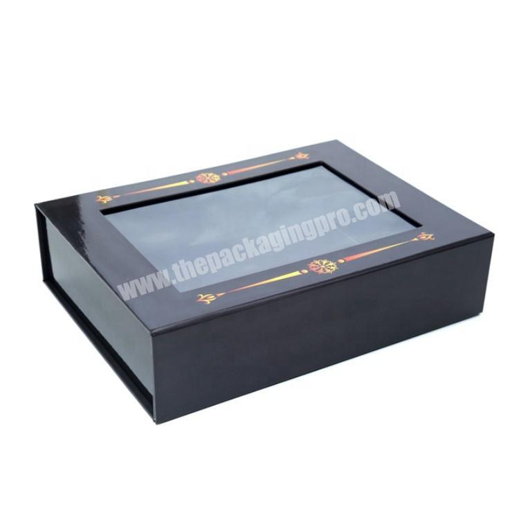 luxury book shape magnet boxes customized rectangular custom gift box with magnetic closure