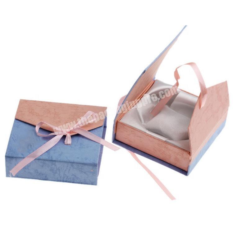 luxury bracelet paper custom logo cardboard jewelry box packaging
