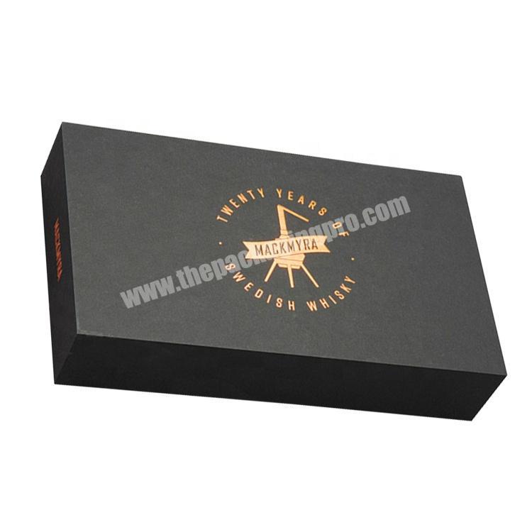 luxury cuxtom embossed logo cardboard gift box with foam insert