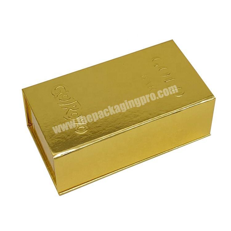 luxury fancy magnetic closure custom christmas gift packaging cardboard treasure chest suitcase box