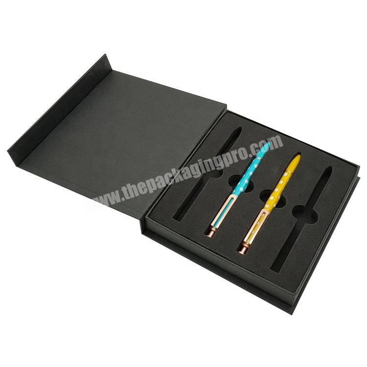 luxury gift paper packaging magnetic cardboard pen box