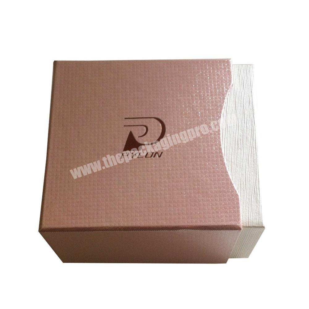 luxury gift storage custom paper leather strap men watch box wholesale