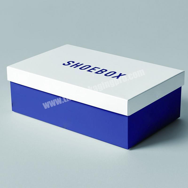 luxury shoes box packaging boxes Rigid Cardboard Paper Handmade Packaging Luxury Magnetic Foldable Shoes Box