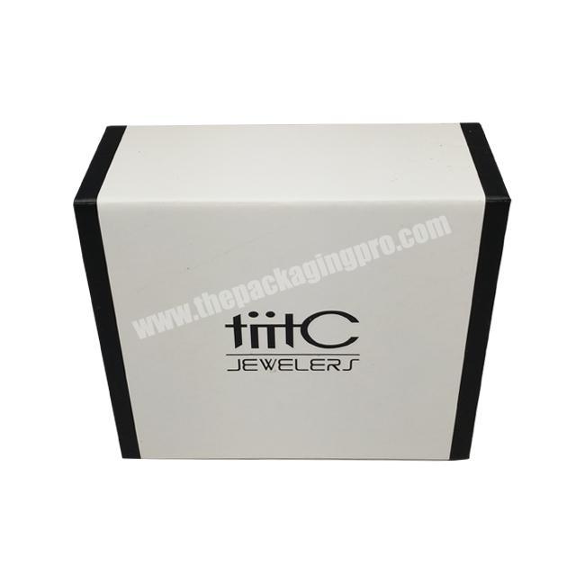 matte black with window jewelry bracelet gift box custom logo