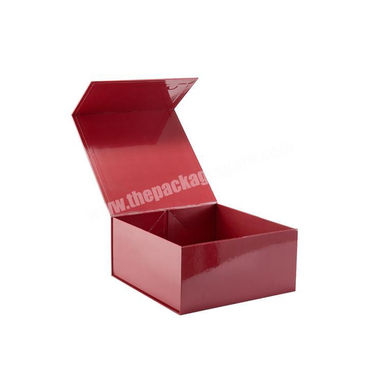 modern novel design 4x4 wedding gift box chinese teacup gift box for canndles