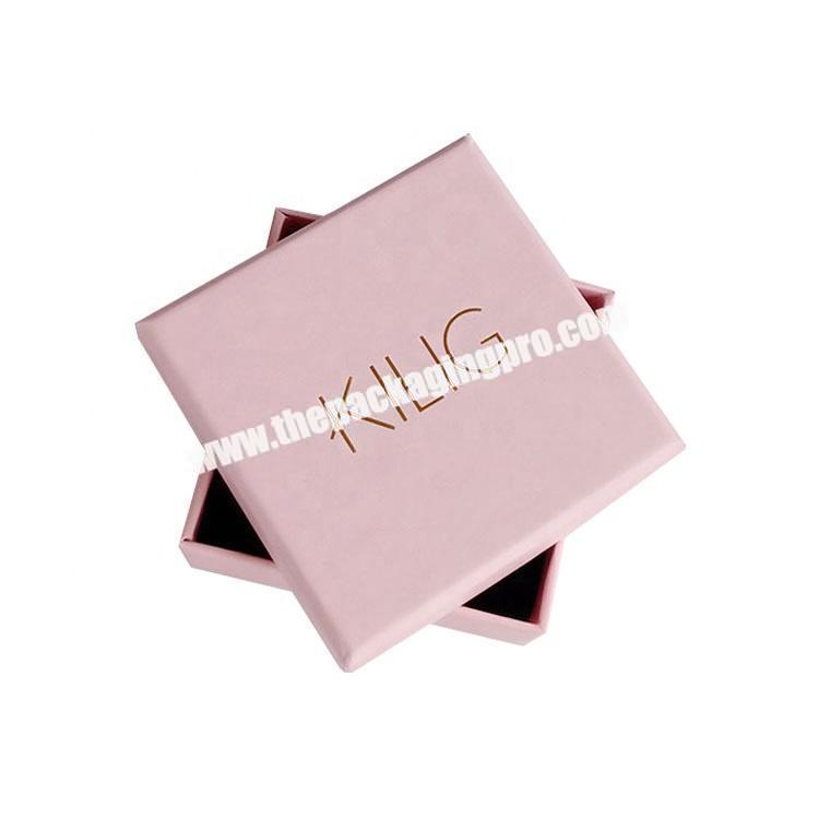 Customized Luxury Pink Bracelet Packaging Box Cheap Gift Storage Box With Logo
