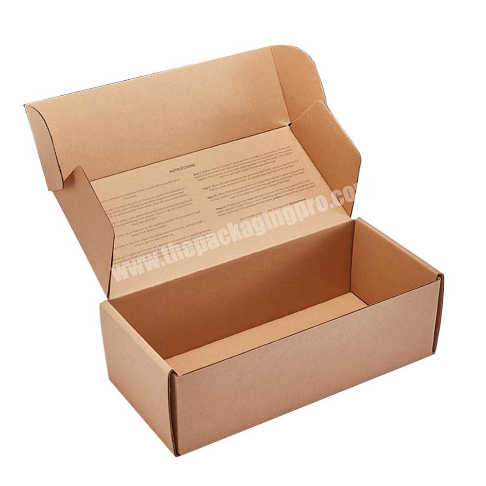 packaging print paper custom mailer box 14x 12x5 design custom mailer box for food