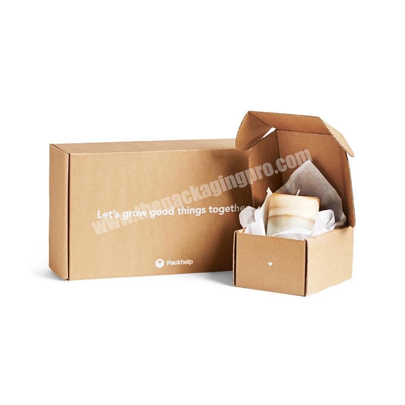 packing shipping custom logo mailer box paper packing sustainable suare box mail