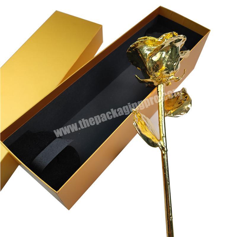rose gold paper packaging gift box custom printed logo Luxury Cardboard boxes wholesale rose flower gift boxes
