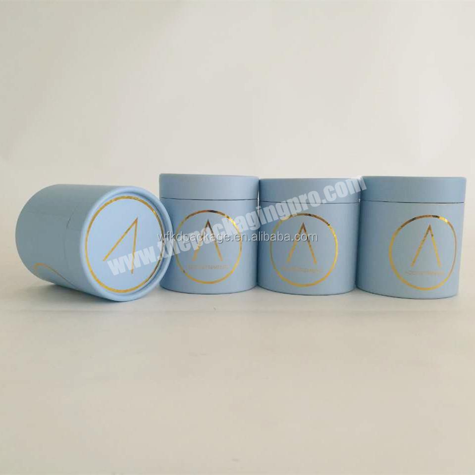 round paper box with high quality paper tube package with low price
