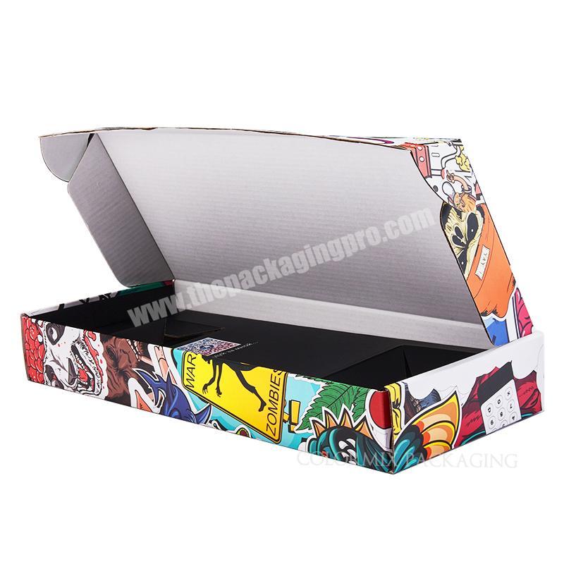 small black earphone clothing box mailer large mailing paper box