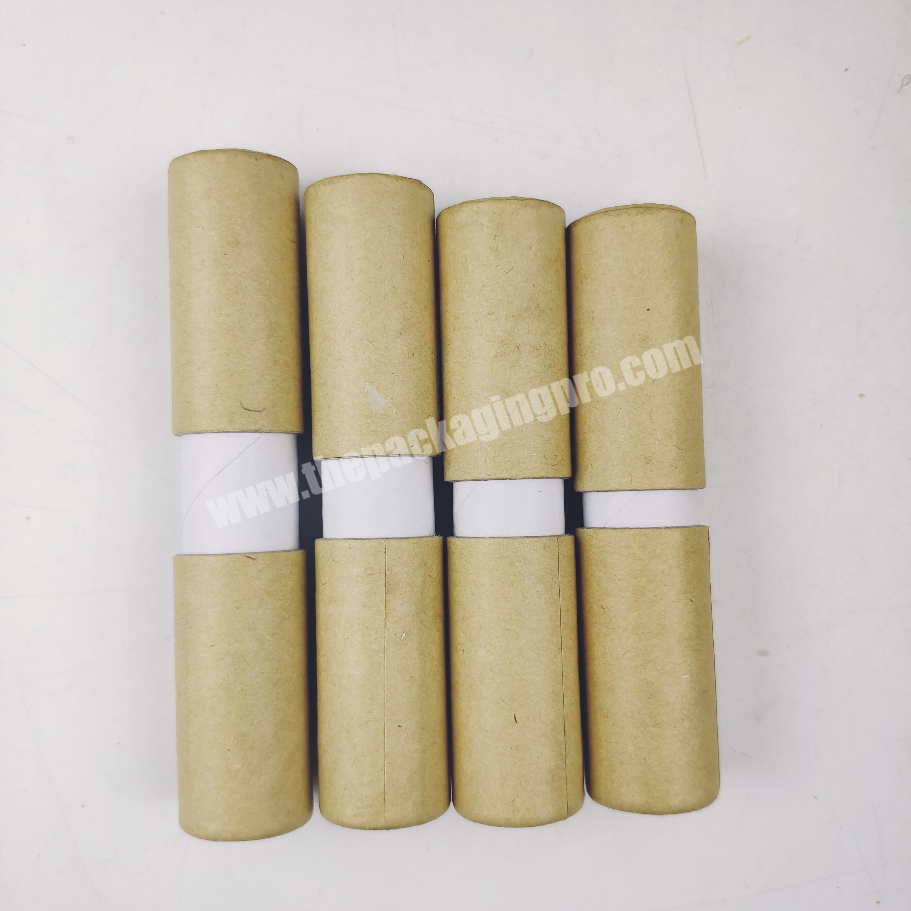 supply biodegradable ecological paper kraft paper lipstick tube cosmetic tube wholesale Tianjin