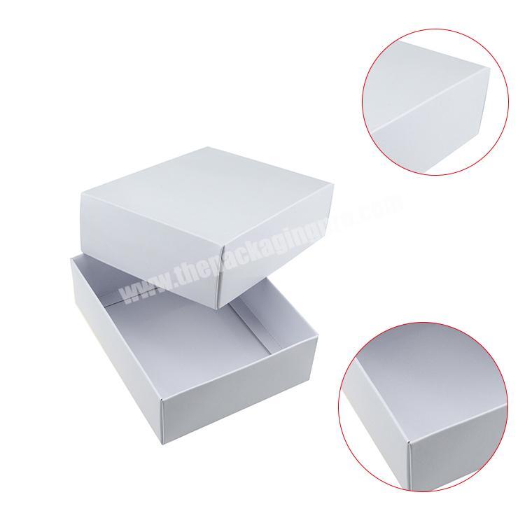wholesale cheap paper box eco friendly white packaging box for socks