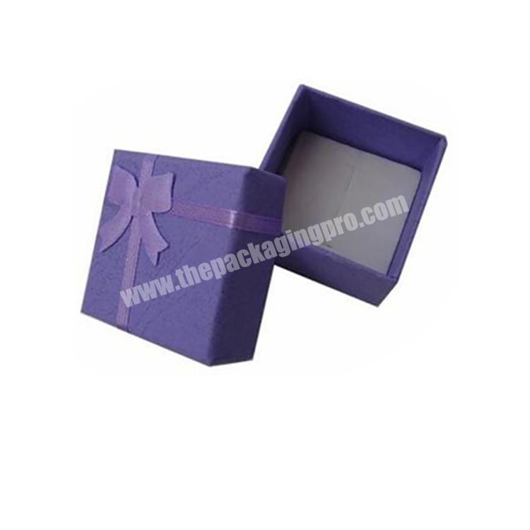 wholesale handmade custom elegant kraft paper gift box for jewelry