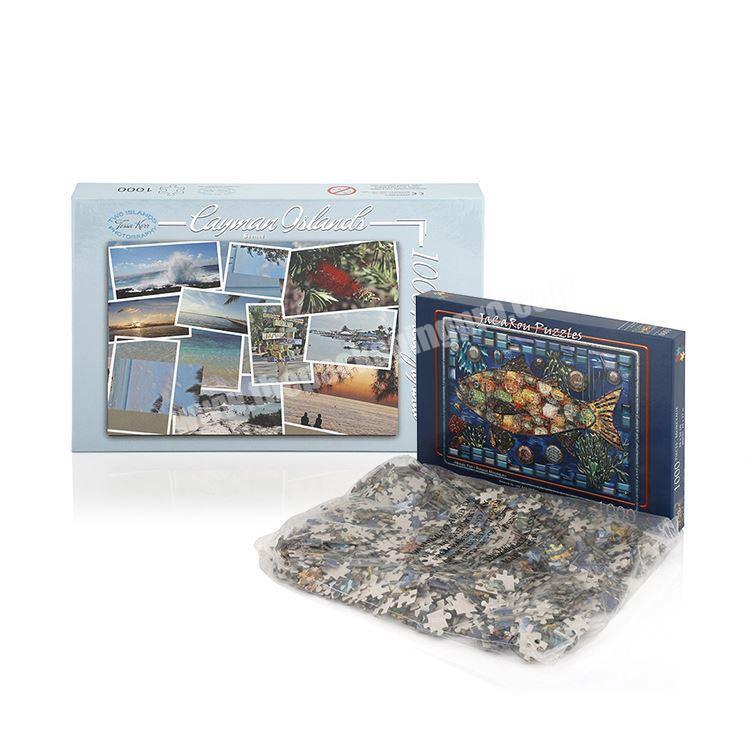 1000 Pieces Unique Jigsaw Puzzle Paper Box For Adults Wholesale