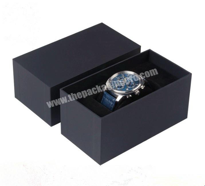 Eco Friendly Personalised Trending Products Custom Logo Long Travel Watch Box Paper Packaging