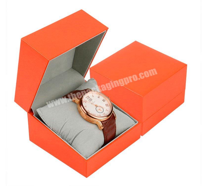 Wholesale Custom Logo PU Leather Watch Collection Box Luxury Brand Pocket Watch Box