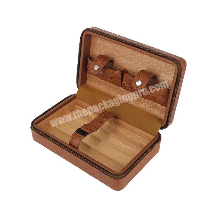 2022 Hot custom Luxury cardboard  leather  wooden cigar humidor box
