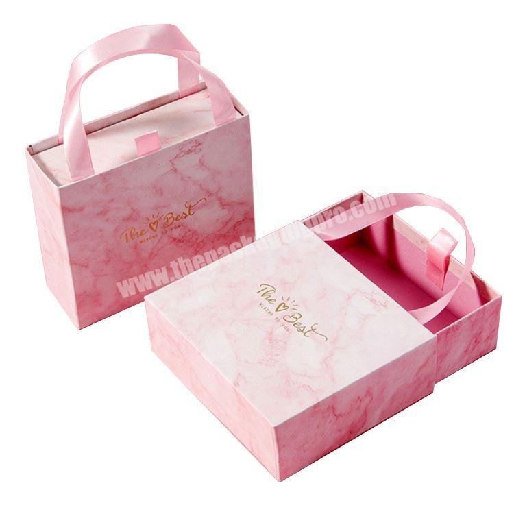 24 Years Factory Custom Printing Pink Clothe Candy Cake Sweet Gift Paper Bag Box