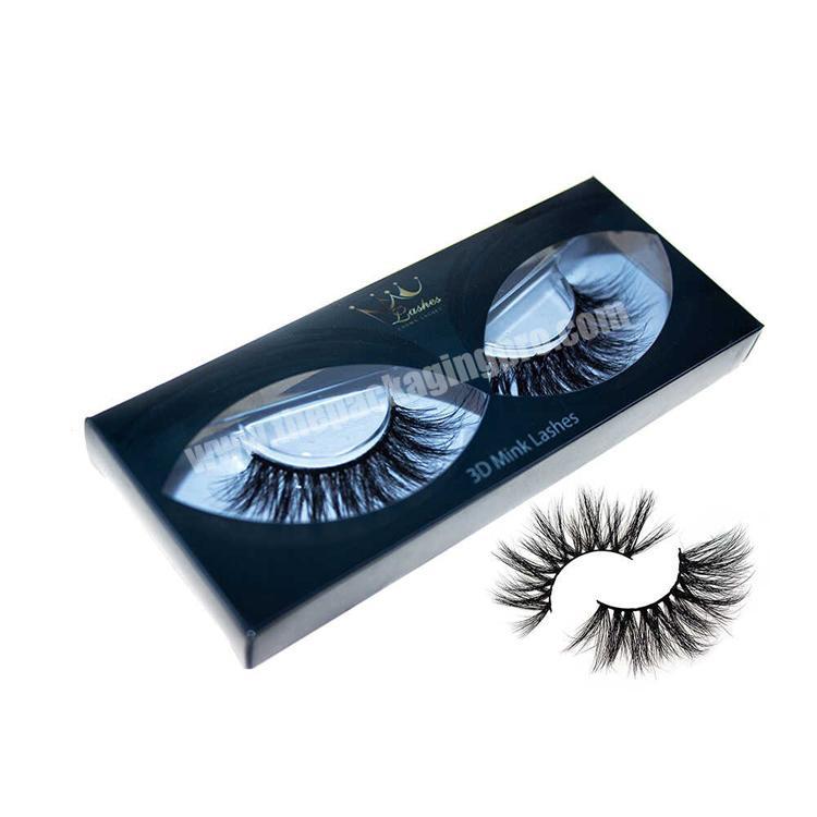 3d mink eyelashes with customize box packaging