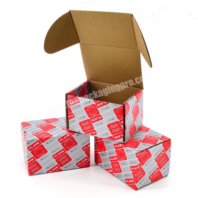 Amazon E Commerce Eco Friendly E-flute Corrugated Cardboard Box Custom Packaging Recycled Box Folding Mailer Shipping Box