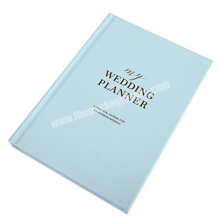 Amazon Hot Custom Luxury A5 Organizer Journals Wedding Planner Book